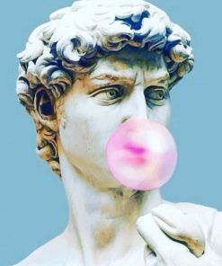 Greek Status Bubble Gum Paint By Numbers