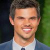 Handsome Taylor Lautner paint by numbers