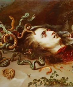 Head Of Medusa Peter Rubens Paint By Numbers