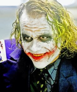 Heath Ledger Joker Paint By Numbers