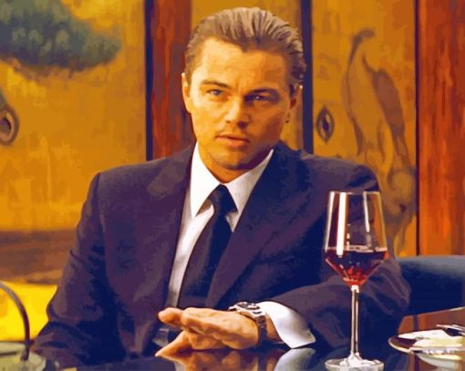 Inception Leonardo DiCaprio paint by number