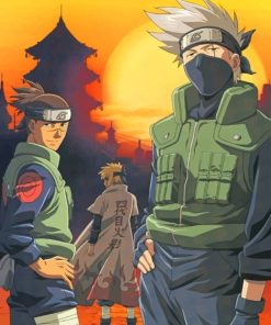 Iruka naruto kakash paint by numbers