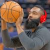 James harden Wearing Headphones Paint by numbers