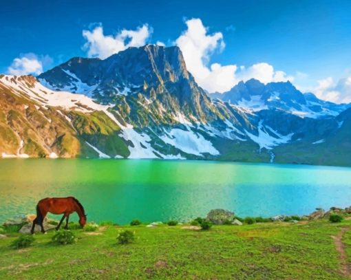 Kashmir Lakes Paint By Numbers