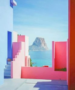 La Muralla Roja Apartment Spain paint By Numbers