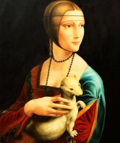 Lady With An Ermine Leonardo Davinci Paint By Numbers