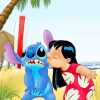 Lilo Kissing Stitch Paint By Numbers