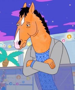 Lonely BoJack Horseman paint by number