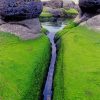 Mossy Inlet Iceland paint by numbers