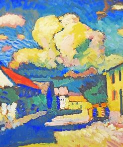 Murnau Dorfstrasse Wassily Kandinsky paint by number