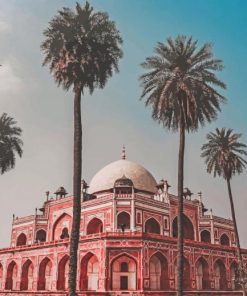 New Delhi Humayuns Tomb paint by number