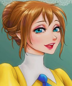 Princess Disney Jane paint by numbers