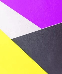 Purple Black Yellow Pattern paint by numbers