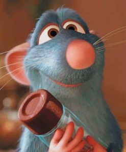 Remy Ratatouille Paint By Numbers