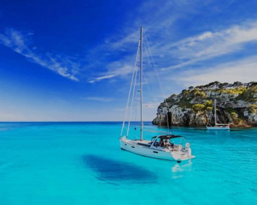 Sailing Charter Malta paint by number