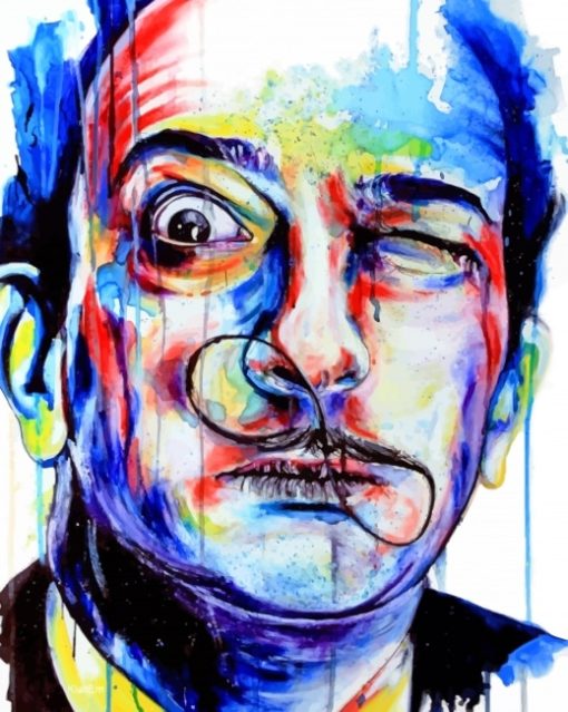 Colorful Salvador Dali Paint By Numbers