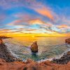 San Diego Sunset Cliffs paint by number