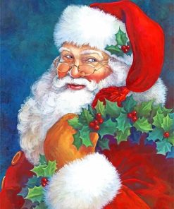 Cute Santa Paint By Numbers