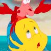 Sebastian And Flounder paint by number