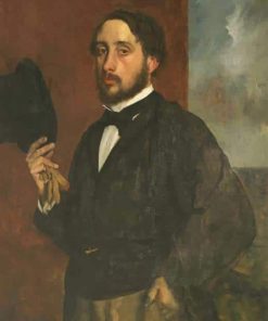 Self Portrait of Edgar Degas paint by numbers