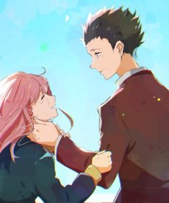 Shoya Ishida And Shouko Nishimiya paint by number