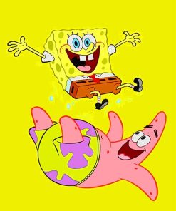 SpongeBob & Patrick Star Paint By Numbers Paint By Numbers