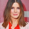 The Gorgoeus Actress Sandra Bullock paint by numbers