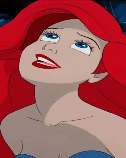 The Princess Ariel paint by numbers