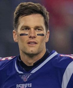 Tom Brady Handsome football Player Paint By Numbers