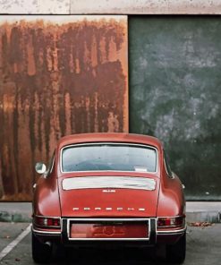 Vintage Porche paint by numbers