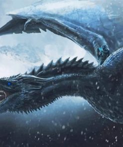 viserion dragon game of thrones adult paint by numbers