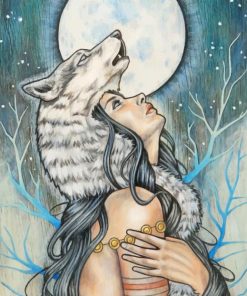 Wolf Woman Paint By Numbers