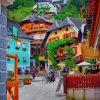 Hallstatt Town In Austria paint by numbers