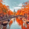 Amsterdam Autumn paint by numbers