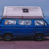 Blue Van With Container Roof paint by numbers