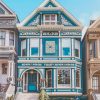 San Francisco Houses paint by numbers