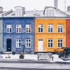 Copenhagen Snow paint by numbers