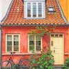 Aarhus Cute House paint by numbers