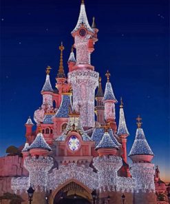 Disney Castle paint by numbers