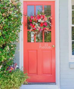 Beautiful Door paint by numbers