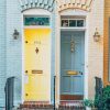 Alexandria Virginia Doors paint by numbers