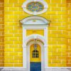 Yellow Bleu Door paint by numbers