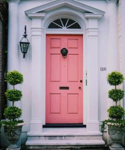 Pink Door paint by numbers