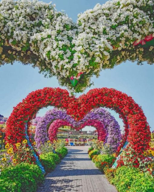 Dubai Miracle Garden paint by numbers