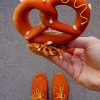 Orange Pretzel paint by numbers