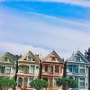 California San Francisco Houses paint by numbers