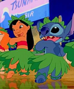 Lilo And Stitch paint by numbers