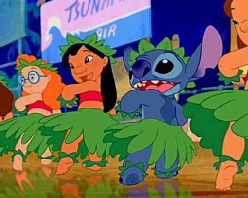 Lilo And Stitch paint by numbers