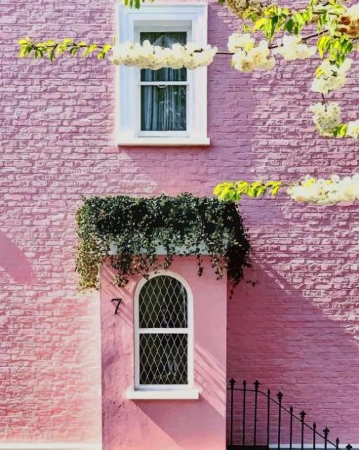 Notting Hill Windows paint by numbers