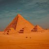 Pyramid In Desert paint by numbers